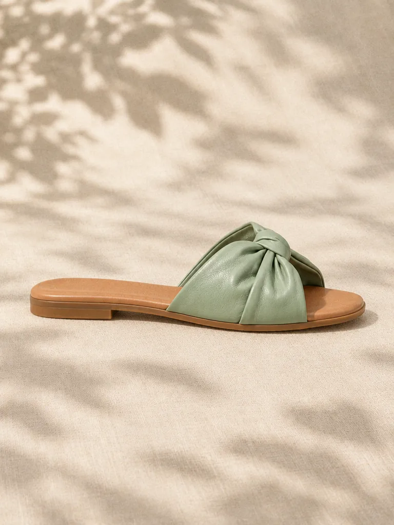 Dewdrop Knot Slide, side view showing the 1 cm heel