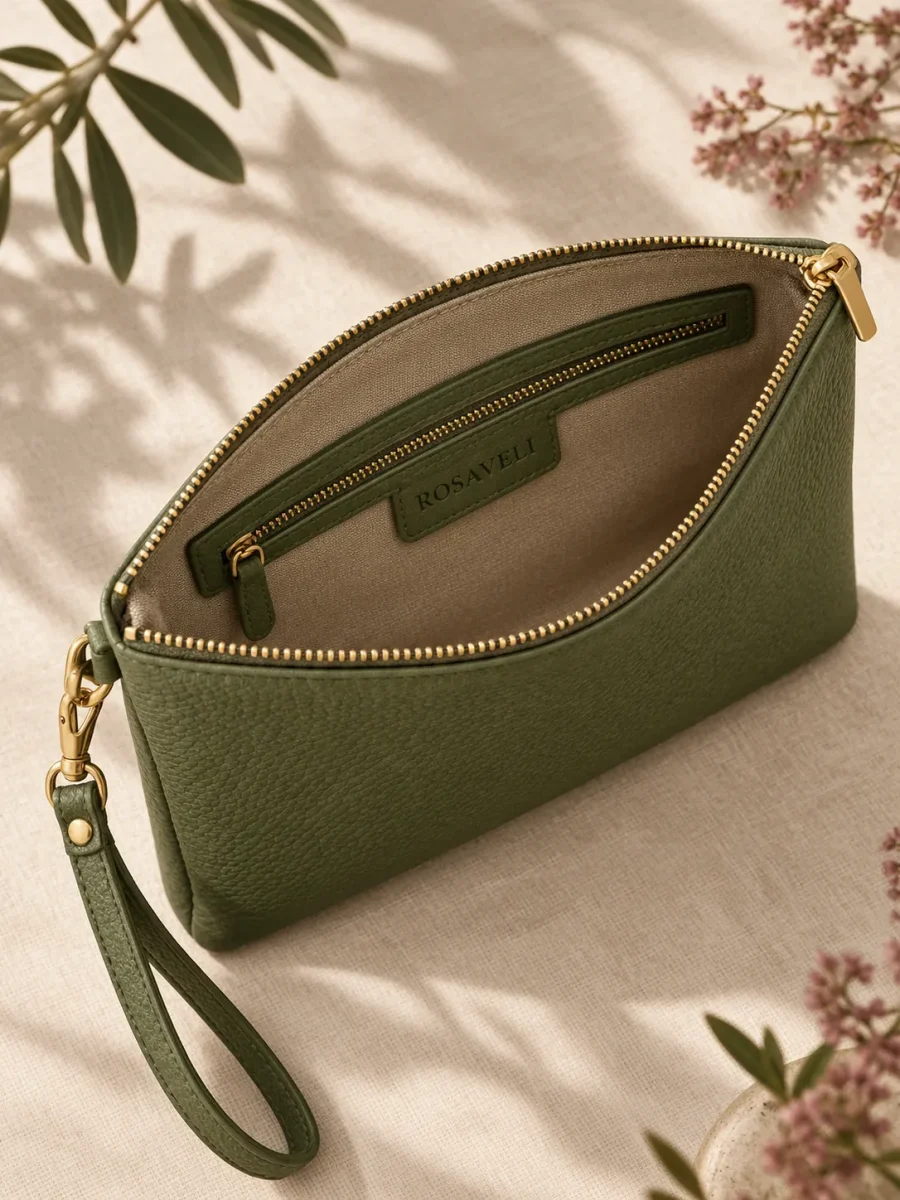 Garden Wristlet, inside detail