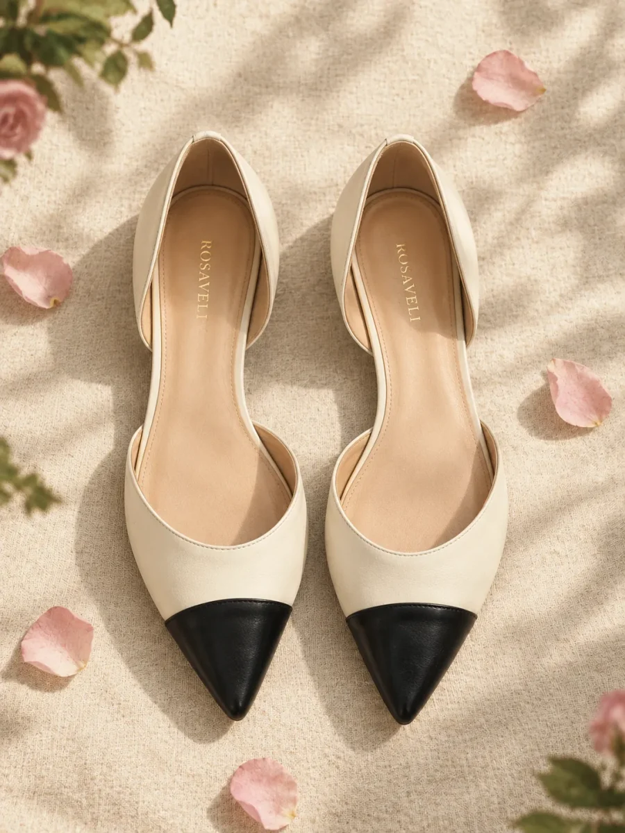 Magnolia d'Orsay Flat, top view of the insoles