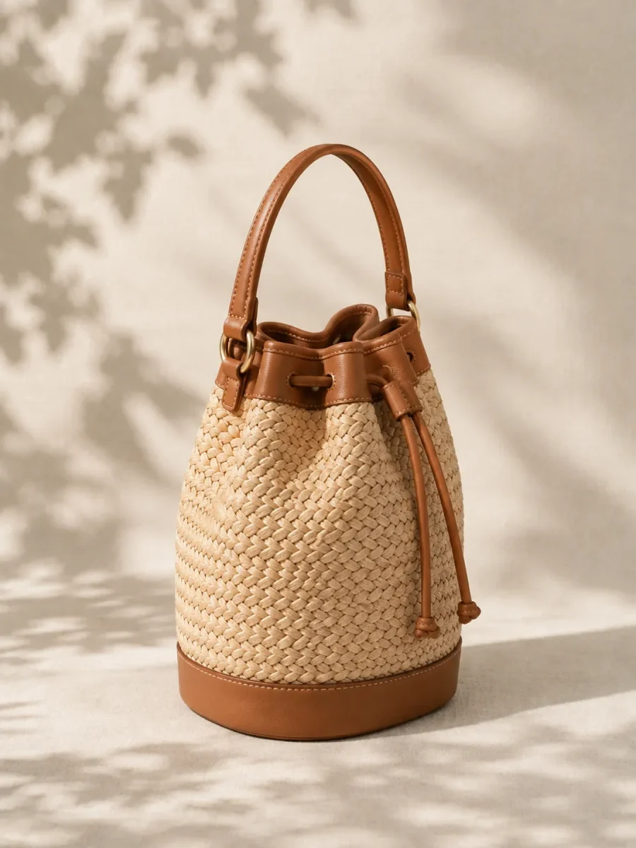 Picnic Mini Bucket Bag, back view