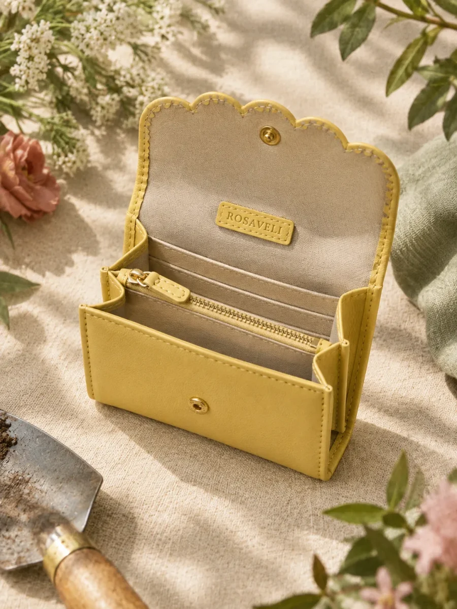 Seed Packet Card Wallet, inside detail